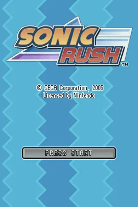 Sonic Rush (USA) (En,Ja,Fr,De,Es,It) screen shot title